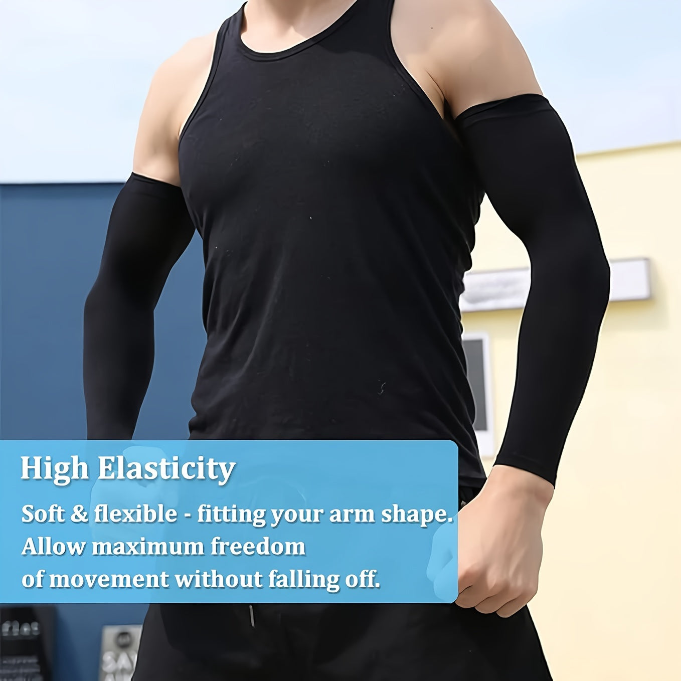 3 Pairs Unisex Sun Protection Arm Sleeves Breathable Cooling Arm Covers