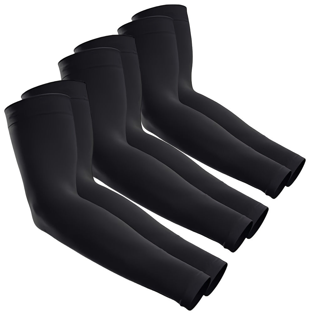 3 Pairs Unisex Sun Protection Arm Sleeves Breathable Cooling Arm Covers